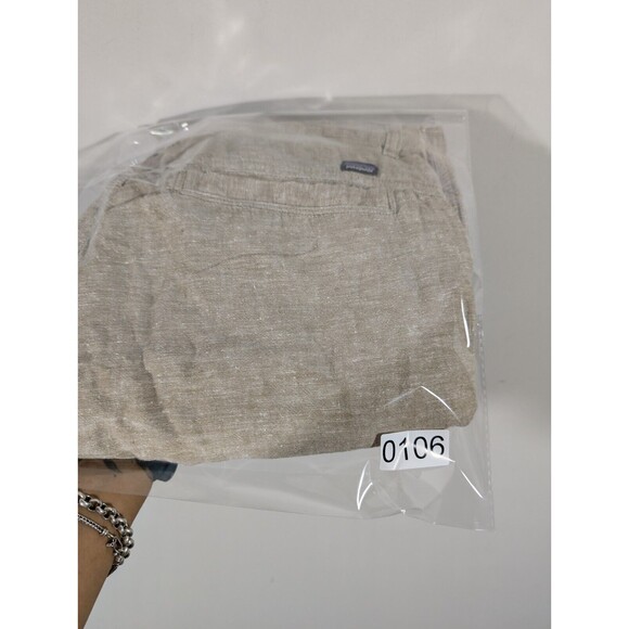 Patagonia Shorts Men Sz 34 Tan Hemp Cotton Blend Outdoor Hiking STY57735 - Picture 11 of 11